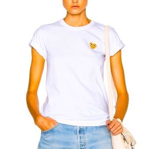 Authentic Commes Des Gracon White Tee Shirt